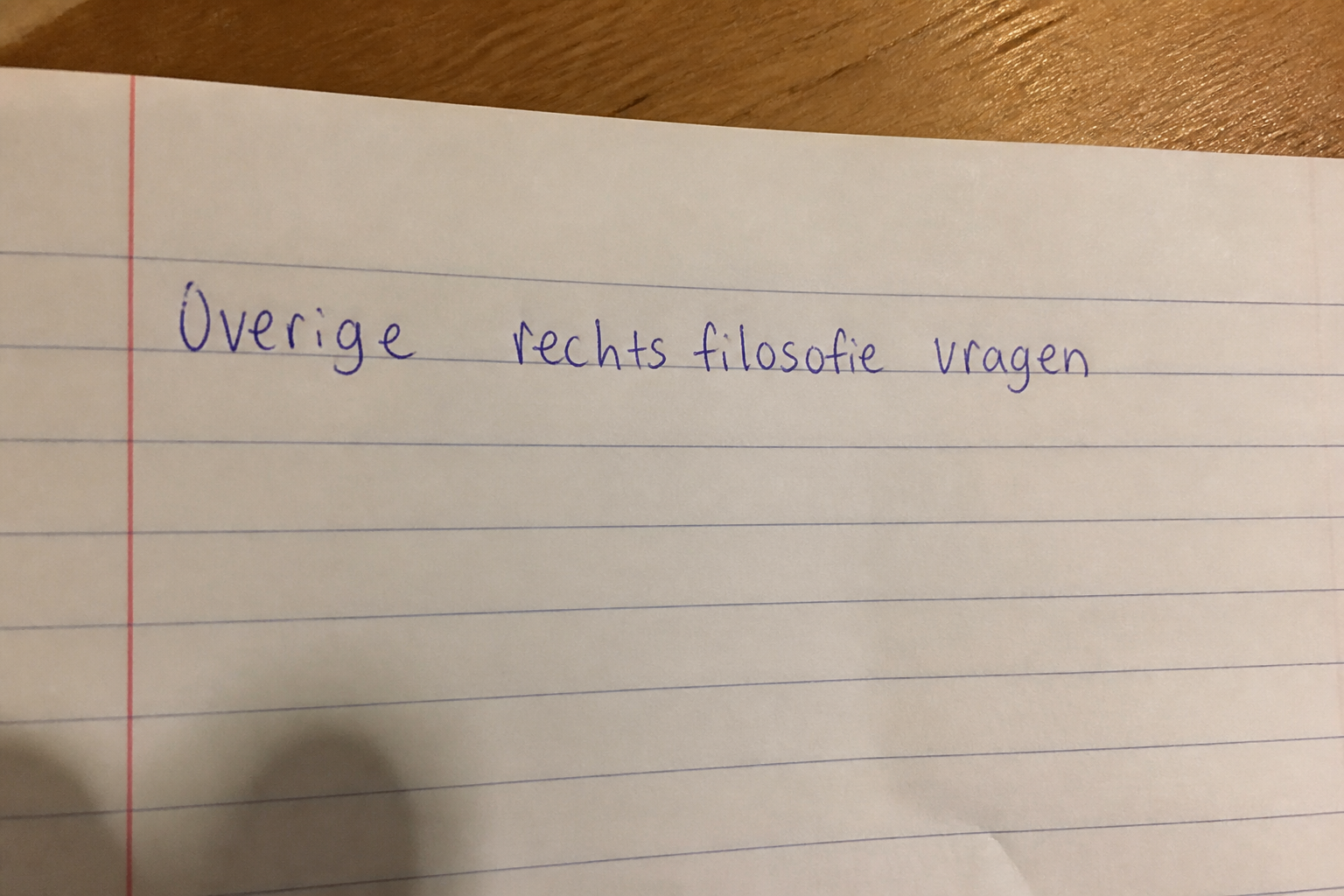 Overige rechtsfilosofie vragen